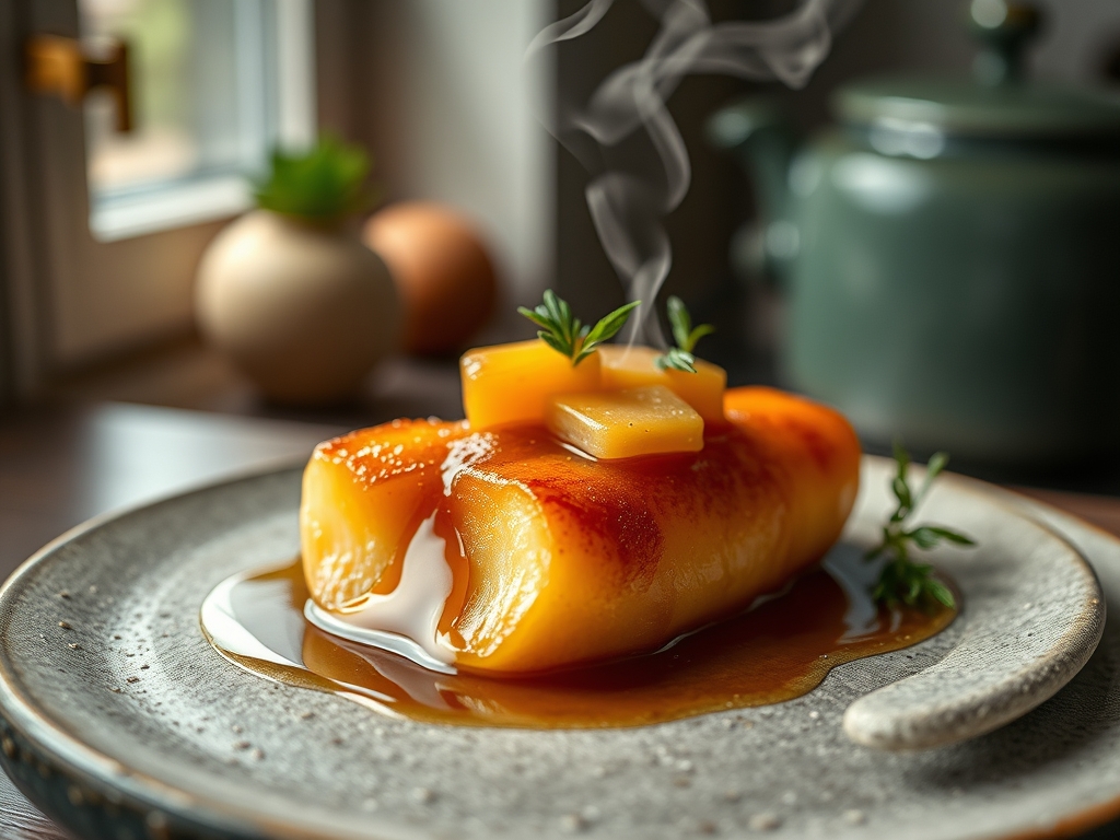 Bratapfel mit Marzipan