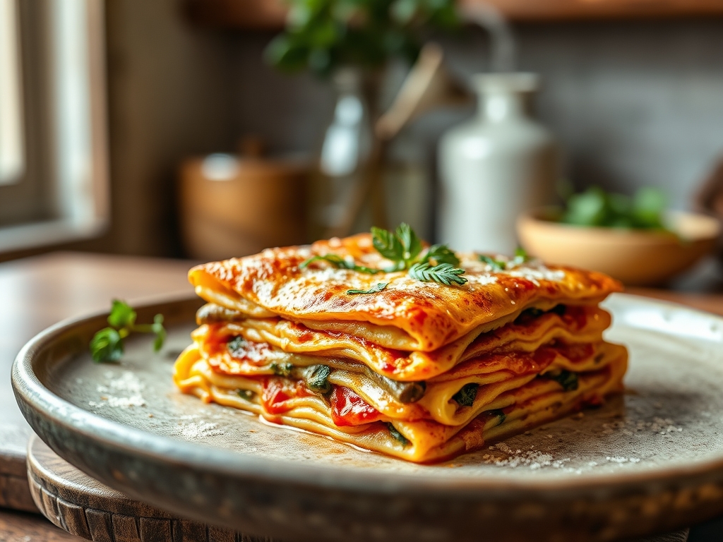 Bunte Gemuese Lasagne