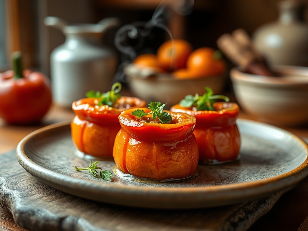 Gefuellte Mini Paprika