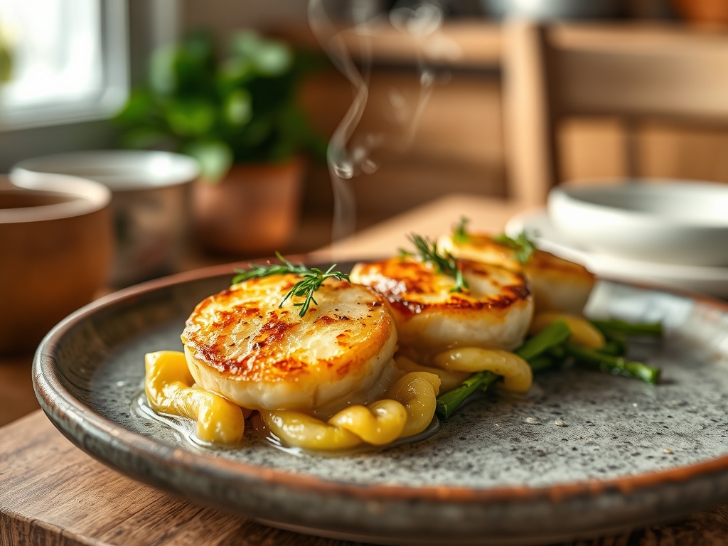 Kalbsmedaillons mit Spargel