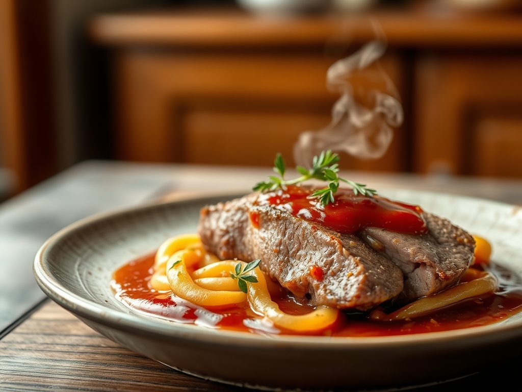 Rinderfilet mit Rotweinsauce