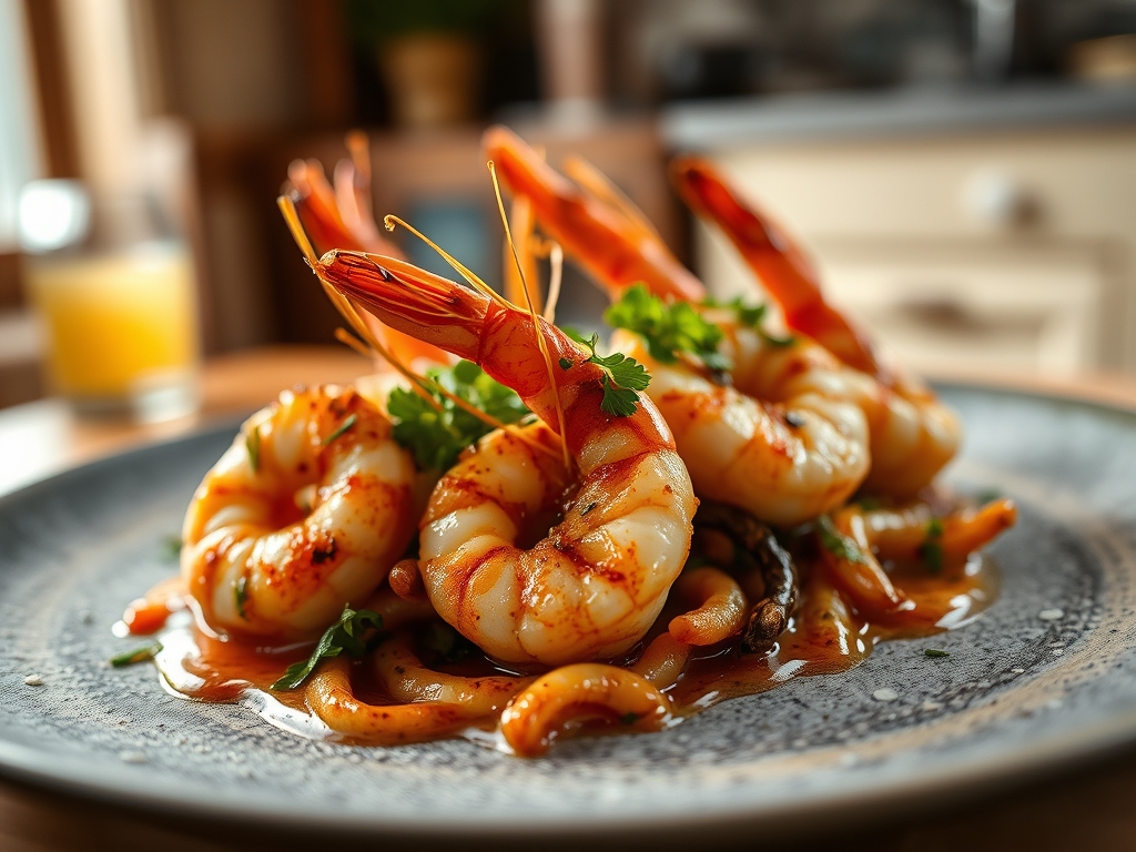 Scampi Spiesse vom Grill