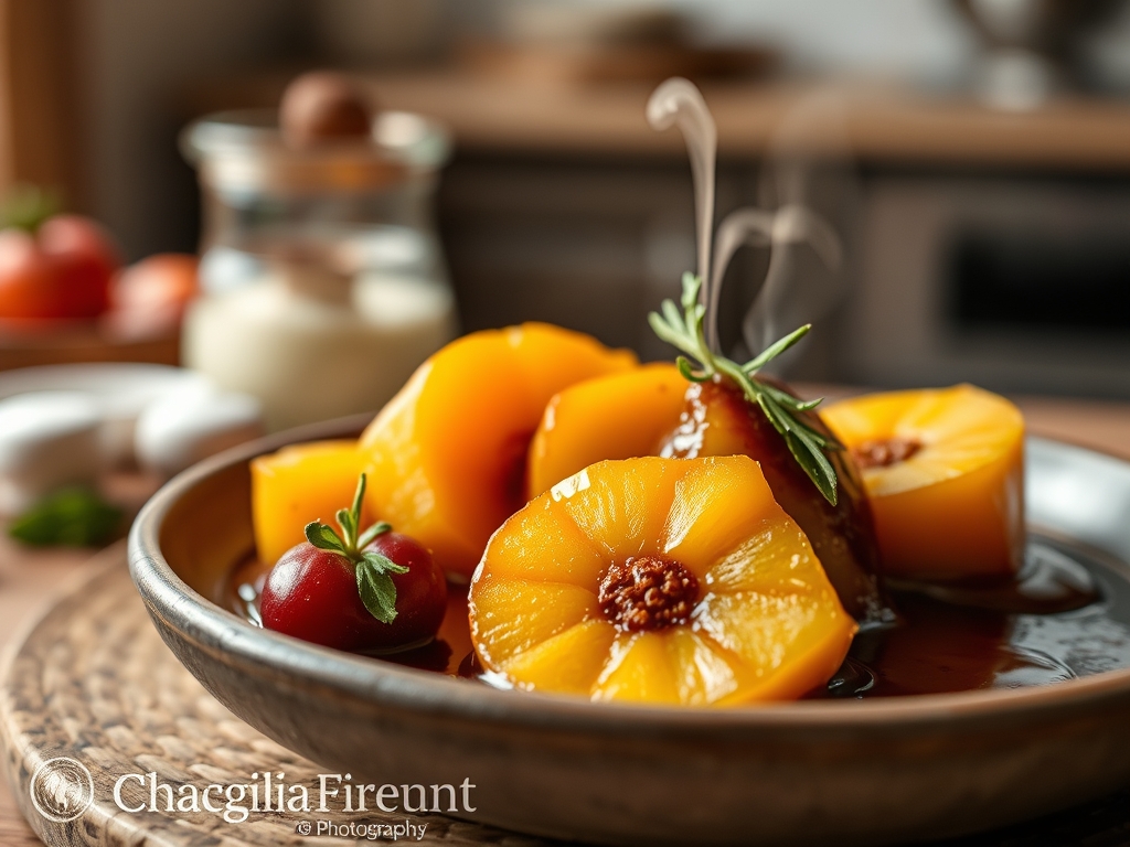 Schoko Fondue mit Obst