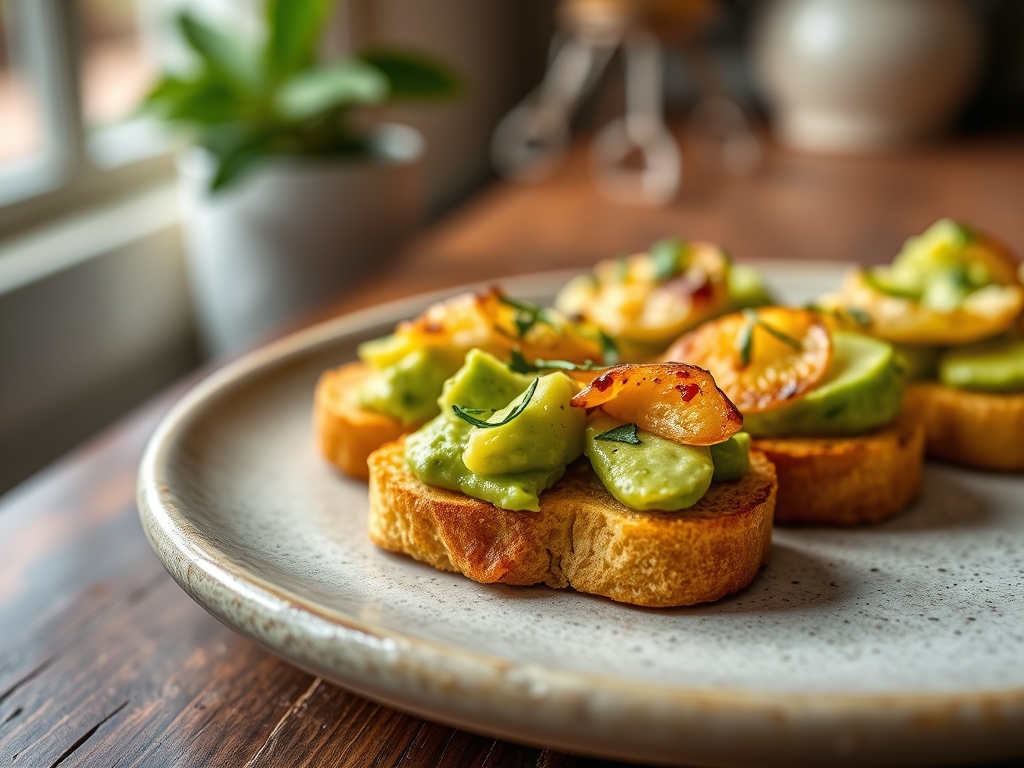 Avocado Crostini bunt